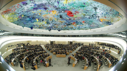 El Consejo de Derechos Humanos de la ONU en Ginebra, durante una sesión en febrero de 2020, antes de la pandemia. 