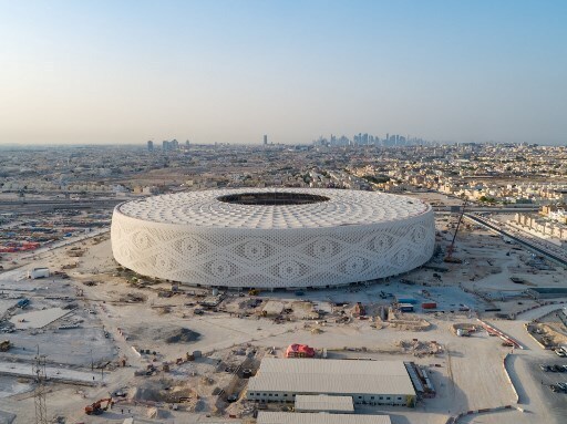 El estadio Al Thumama, en Doha. 