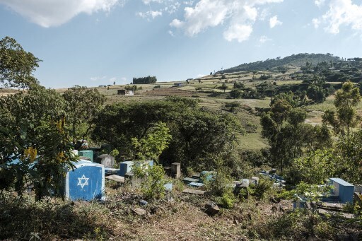 El cementerio judío en Etiopía. 