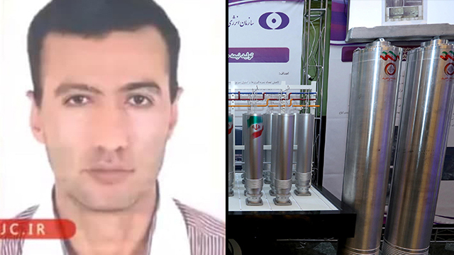 El sospechoso de haber causado la explosión en la central nuclear de Natantz, Reza Karimi. (Reuters) El sospechoso de haber causado la explosión en la central nuclear de Natantz, Reza Karimi.
