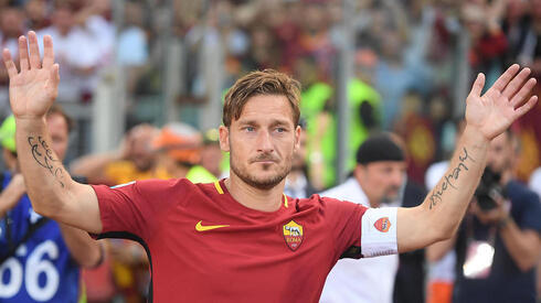 Francesco Totti, leyenda de la Roma de Italia. 
