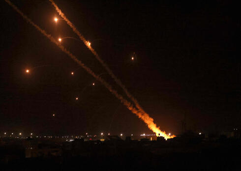 Lanzamiento de cohetes desde Gaza.