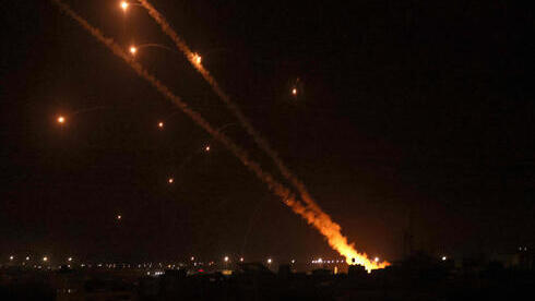 Lanzamiento de cohetes desde Gaza.