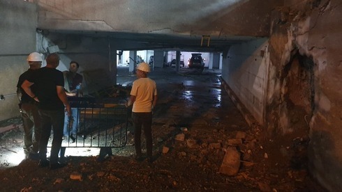 Centro de Tel Aviv. Sitio atacado por misiles palestinos el martes por la noche. 