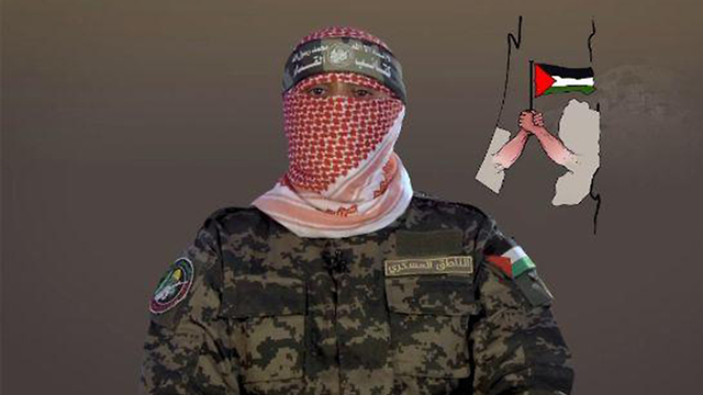 Abu Obeida, portavoz del ala militar de Hamás.