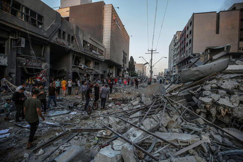 Destrucción en Gaza tras un bombardeo de las FDI contra blancos de Hamás.