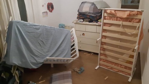 Residencia de una familia judía en Lod saqueada el sábado por la noche. 