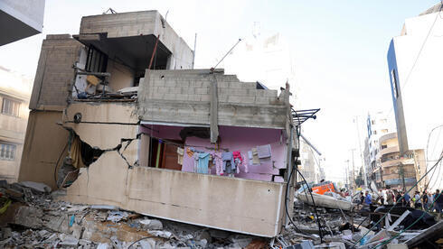 Casas destruidas en Gaza tras bombardeos del ejército israelí.