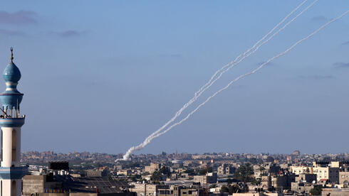 Cohetes lanzados desde Gaza contra comunidades israelíes el sábado. 