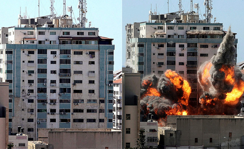 Bombardeo del edificio donde estaban las oficinas de Associated Press