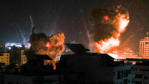 Un ataque de las FDI en Gaza.