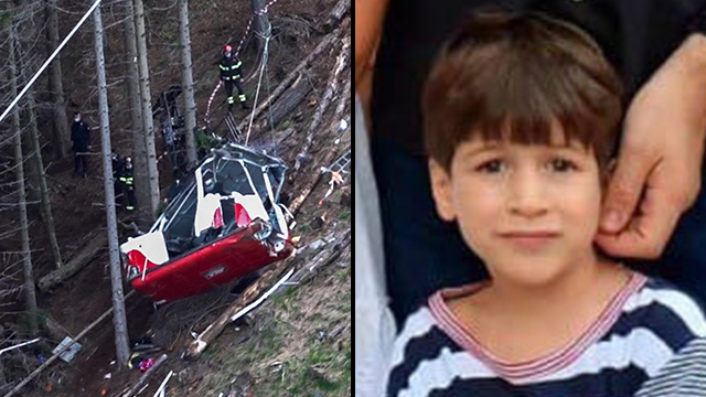 Eitan Biran, israelí sobreviviente de la tragedia del teleférico en Italia. 