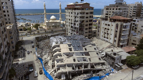 Secuelas de un bombardeo en Gaza durante la última escalada del conflicto. 
