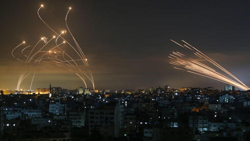 La Cúpula de Hierro en acción, tras el lanzamiento de cohetes desde Gaza. 