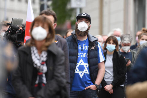 Manifestación contra el antisemitismo en Alemania. 