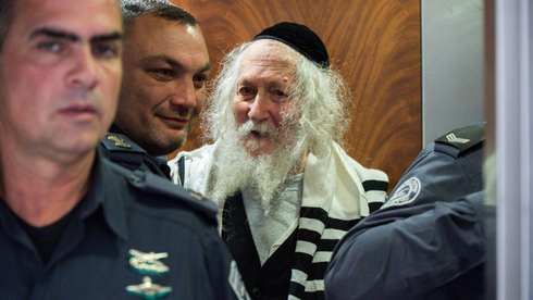 El Rabino Eliezer Berland en la corte, 21 de febrero de 2020. 