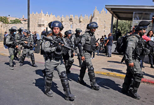 Fuerzas de seguridad israelíes en Jerusalem.