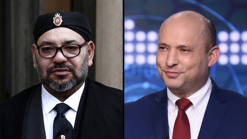 El rey de Marruecos, Mohamed VI (izquierda), y el primer ministro de Israel, Naftalí Bennett. (EPA, Kobi Koanks) El rey de Marruecos, Mohamed VI (izquierda), y el primer ministro de Israel, Naftalí Bennett.