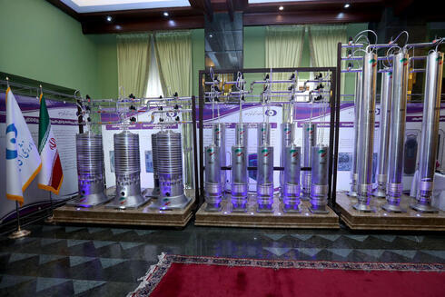 En abril de 2021, Irán exhibió sus nuevas centrifugadoras de enriquecimiento de uranio de última generación. (Reuters) En abril de 2021, Irán exhibió sus nuevas centrifugadoras de enriquecimiento de uranio de última generación.