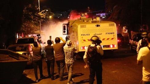 Violentos enfrentamientos en Sheikh Jarrah, Jerusalem Este. 