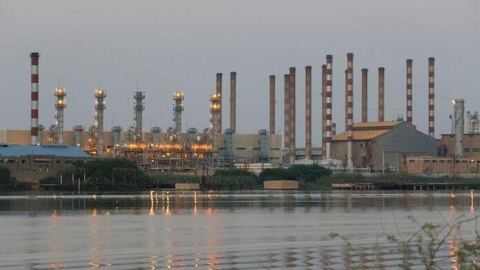 Refinería de petróleo de Abadan en el sudoeste de Irán. 
