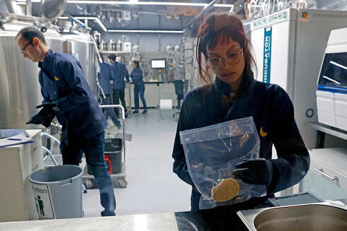 Técnicos en las instalaciones de SuperMeat. (AFP) Técnicos en las instalaciones de SuperMeat.