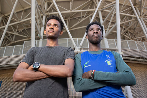 Muhammad y Melake, los jóvenes refugiados que competirán en los próximos juegos olímpicos. 