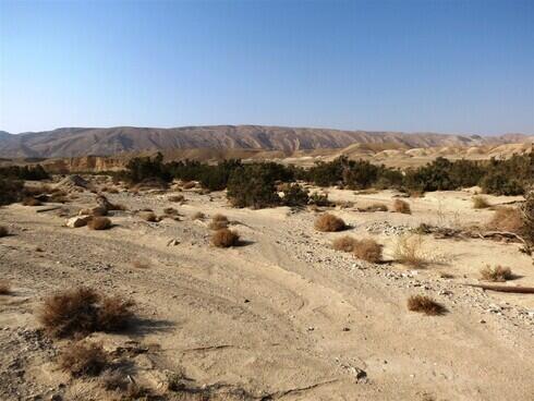 Una vista del desierto de Judea en el sur de Israel.