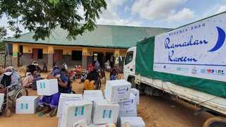 Ayuda humanitaria judía a musulmanes nigerianos durante el Ramadán.