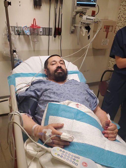 Shlomo Noginski mejora en el hospital tras el violento ataque. 