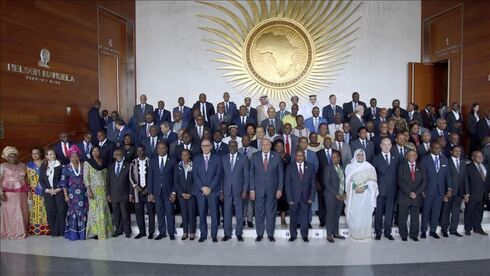 Líderes africanos posan durante la última cumbre de la Unión Africana. 