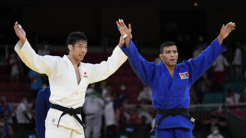 El final de la pelea entre el ex iraní Saeid Mollaei y el japonés Takanori Nagase. 