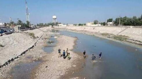 El seco río Karkheh en la provincia de Juzestán en el suroeste de Irán. 