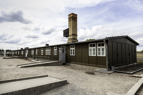 Las cámaras de gas de Sachsenhausen.