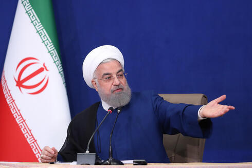 El expresidente iraní, Hassan Rouhani, durante su última reunión de gabinete.