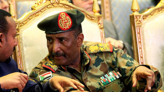 Abdel Fattah Abdelrahman Burhan, líder del consejo soberano de Sudán. 