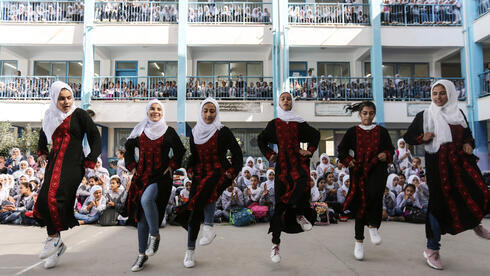 Escuela de la UNRWA en Beit Hanoun en la Franja de Gaza. 