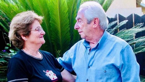 Leon Koppelman y su esposa Eva formaron una familia en Israel. 
