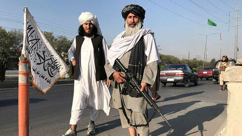 Un puesto de control de los talibanes en Kabul. 