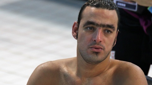 El nadador árabe israelí Iyad Shalabi. 