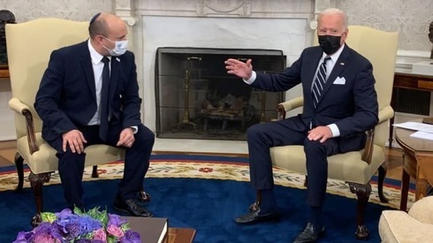 Naftalí Bennett y Joe Biden en la Casa Blanca. 