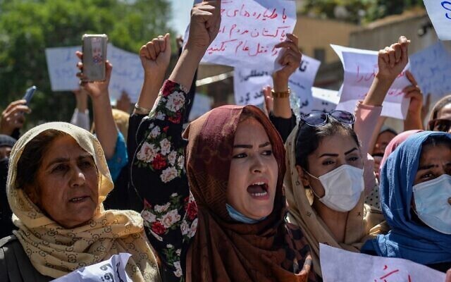 Las mujeres afganas no quieren tolerar otro período represivo de los talibanes en el  poder. 