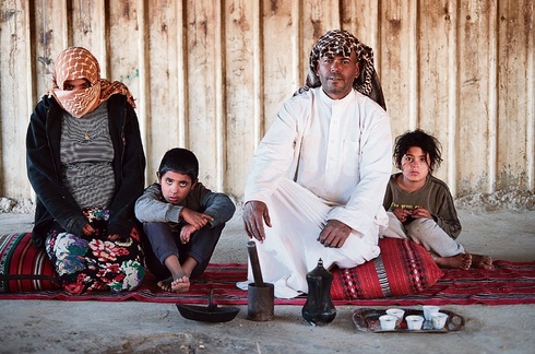Familia Ramak al-Azzama, viven en el Negev y reciben a turistas. 