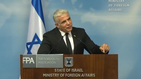 Yair Lapid, ministro de Relaciones Exteriores de Israel. 