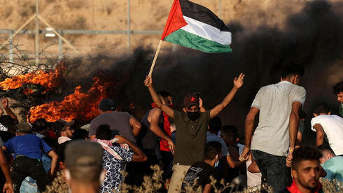 Crece la tensión con entre Israel y palestinos, tanto en Gaza como en Cisjordania. (AFP) Marcha Palestina