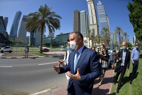 El emprendedor social y de alta tecnología israelí Eral Margalit de gira con empresarios israelíes en Dubai. (AFP) El emprendedor social y de alta tecnología israelí Eral Margalit de gira con empresarios israelíes en Dubai.