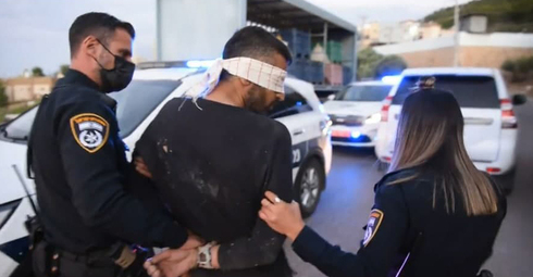 Mahmoud Arda durante su arresto tras la fuga de la cárcel de Gilboa. 
