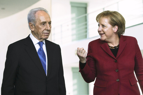 Merkel Israel Peres
