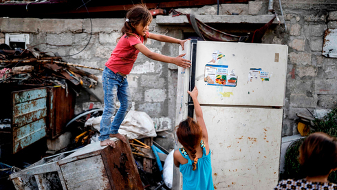 Los niños palestinos, principales víctimas de una Gaza azotada por la pobreza. 