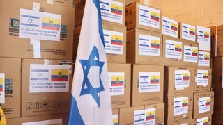 Donación israelí a Ecuador.